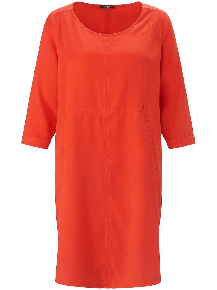 Kleid 3/4-Arm frapp orange Größe: 54