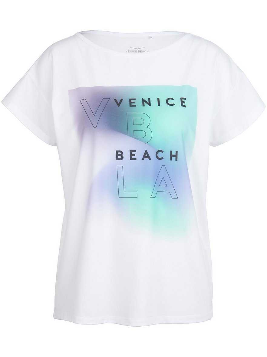 Rundhals-Shirt Venice Beach weiss Größe: 40