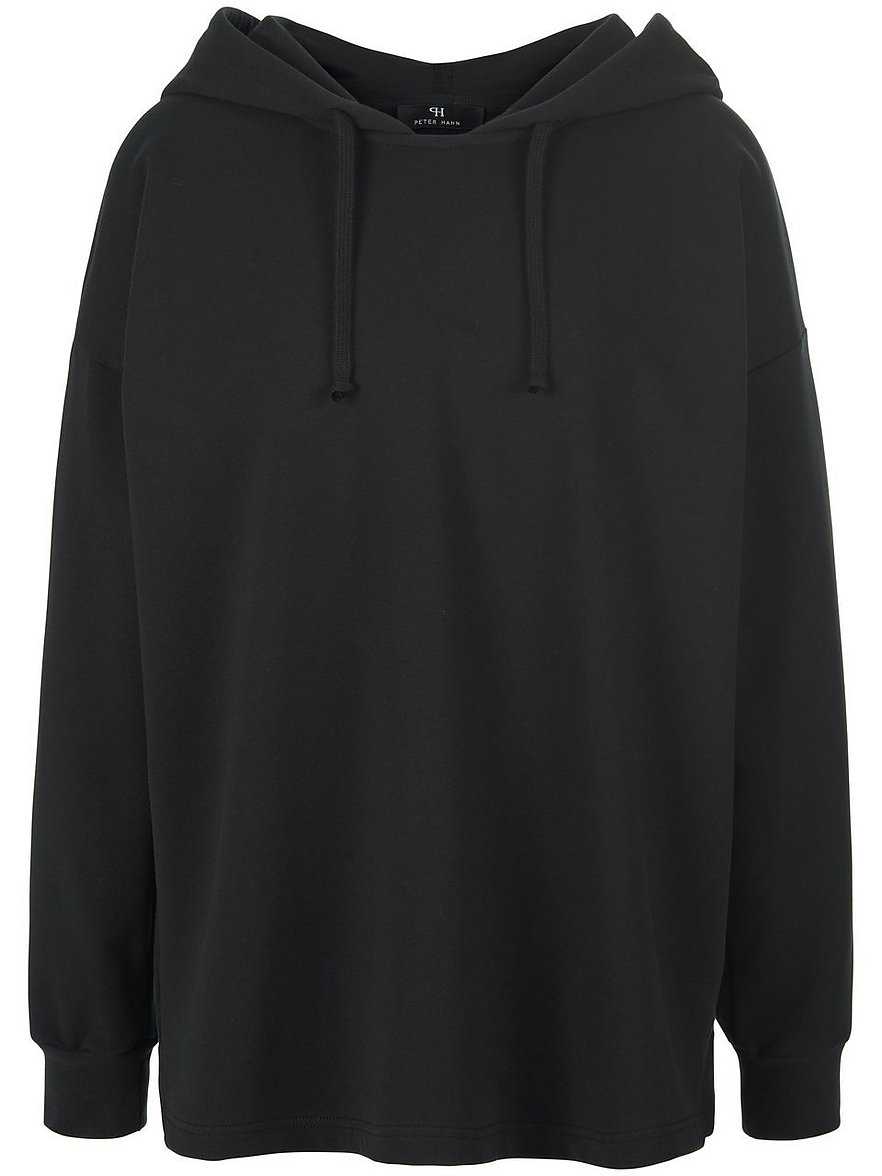 Kapuzen-Sweatshirt PETER HAHN PURE EDITION schwarz Größe: 42