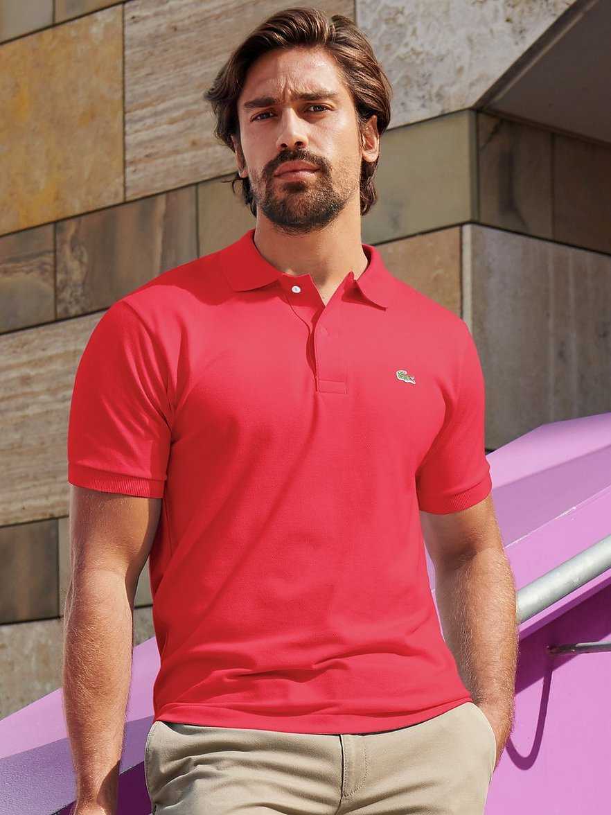 Polo-Shirt Lacoste rot Größe: 50