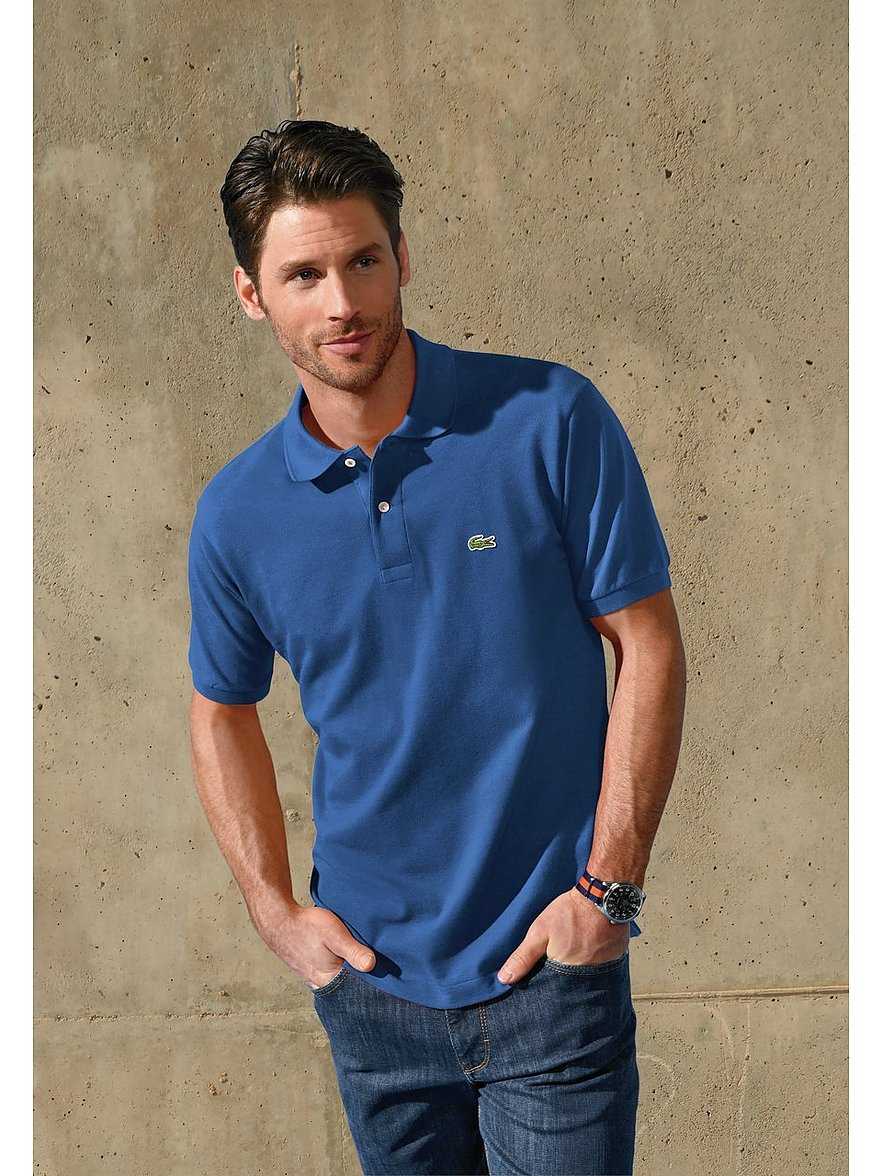 Polo-Shirt Lacoste blau Größe: 50