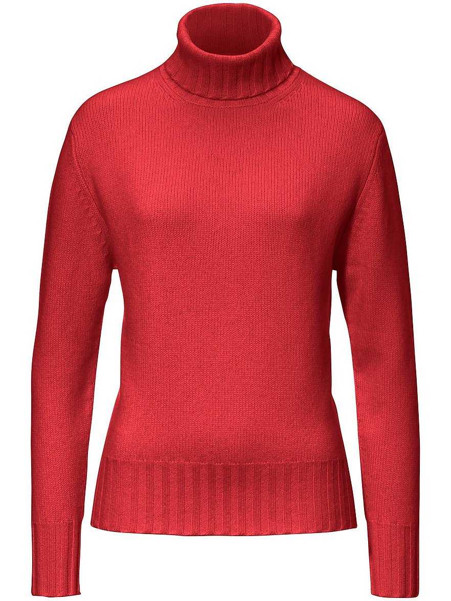 Pullover aus 100% Premium-Kaschmir Peter Hahn Cashmere rot Größe: 40