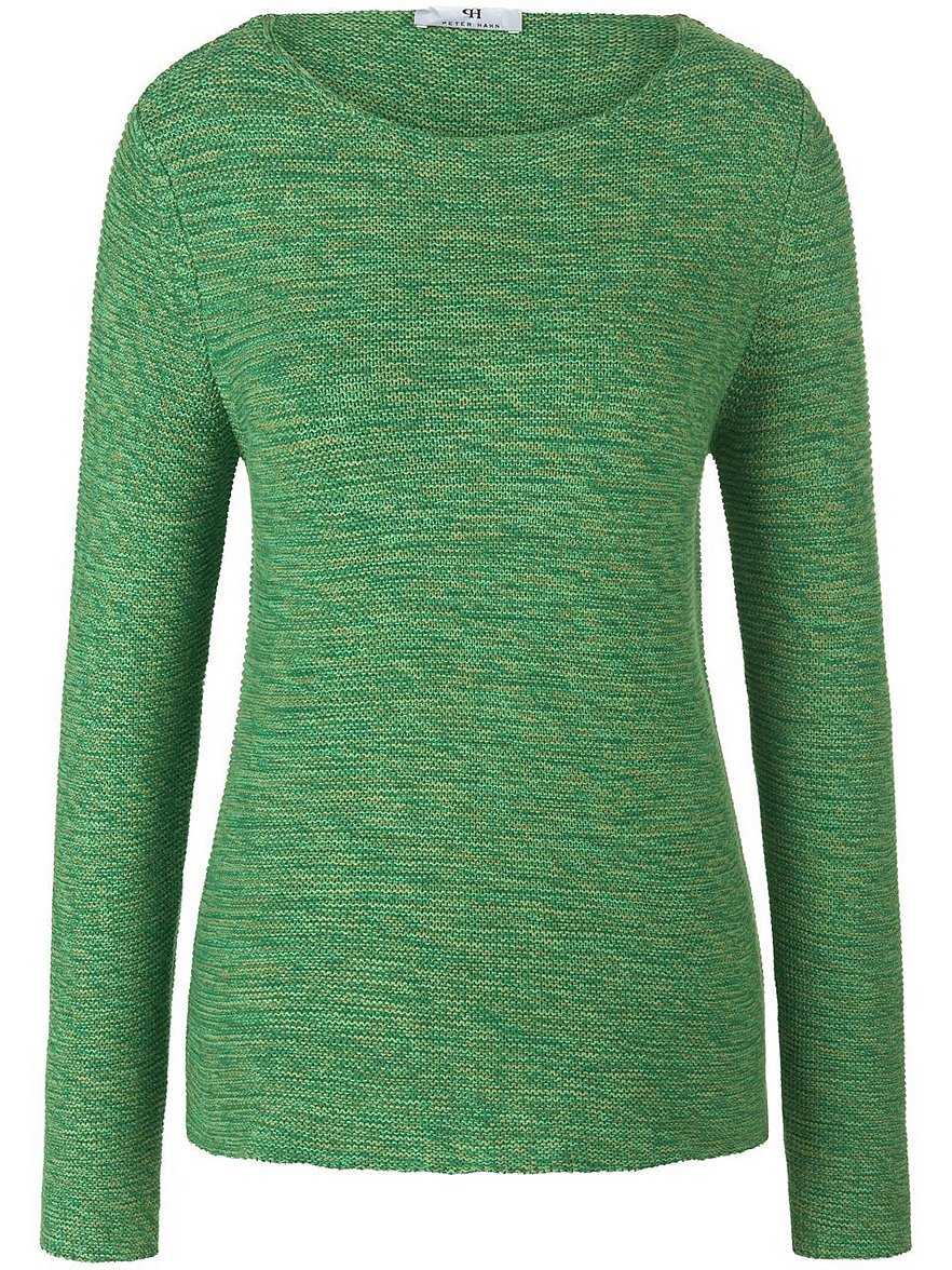 Rundhals-Pullover Peter Hahn grün Größe: 50