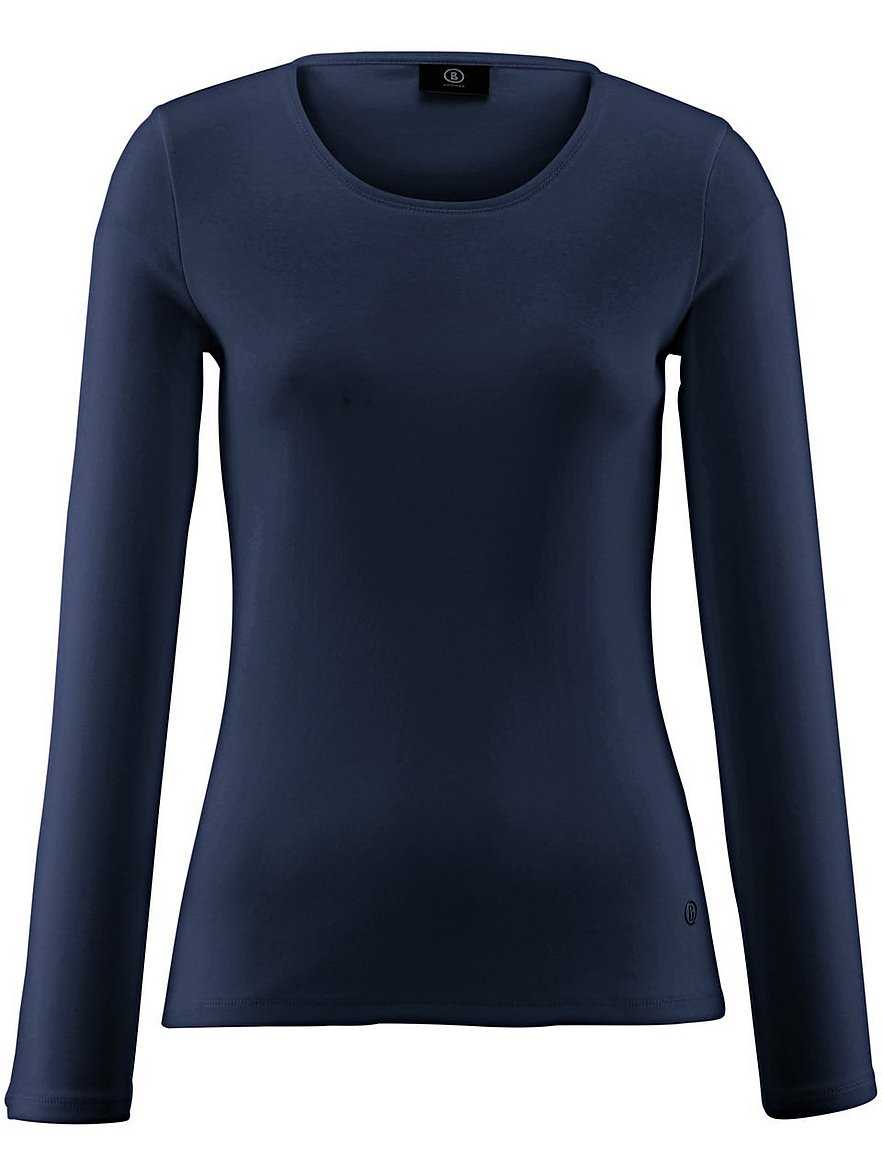 Rundhals-Shirt Modell Nasha Bogner blau Größe: 36