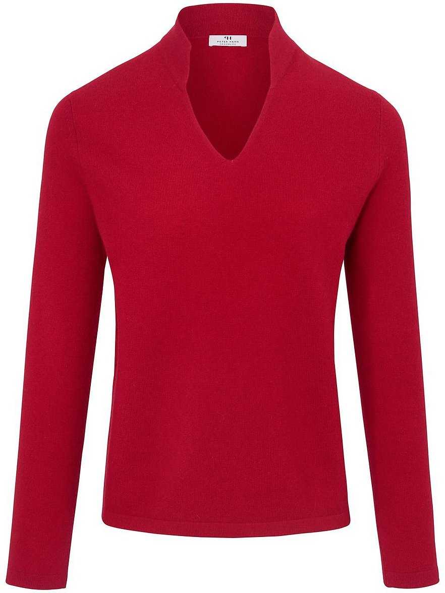 Pullover aus 100% Premium-Kaschmir Modell Vivien Peter Hahn Cashmere rot Größe: 38