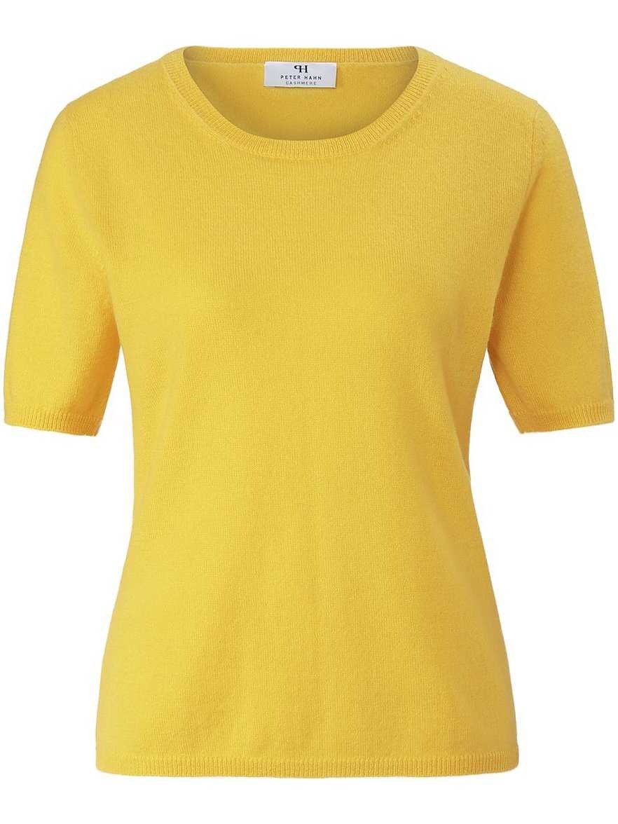Pullover Rieke aus 100% Premium-Kaschmir Peter Hahn Cashmere gelb Größe: 38