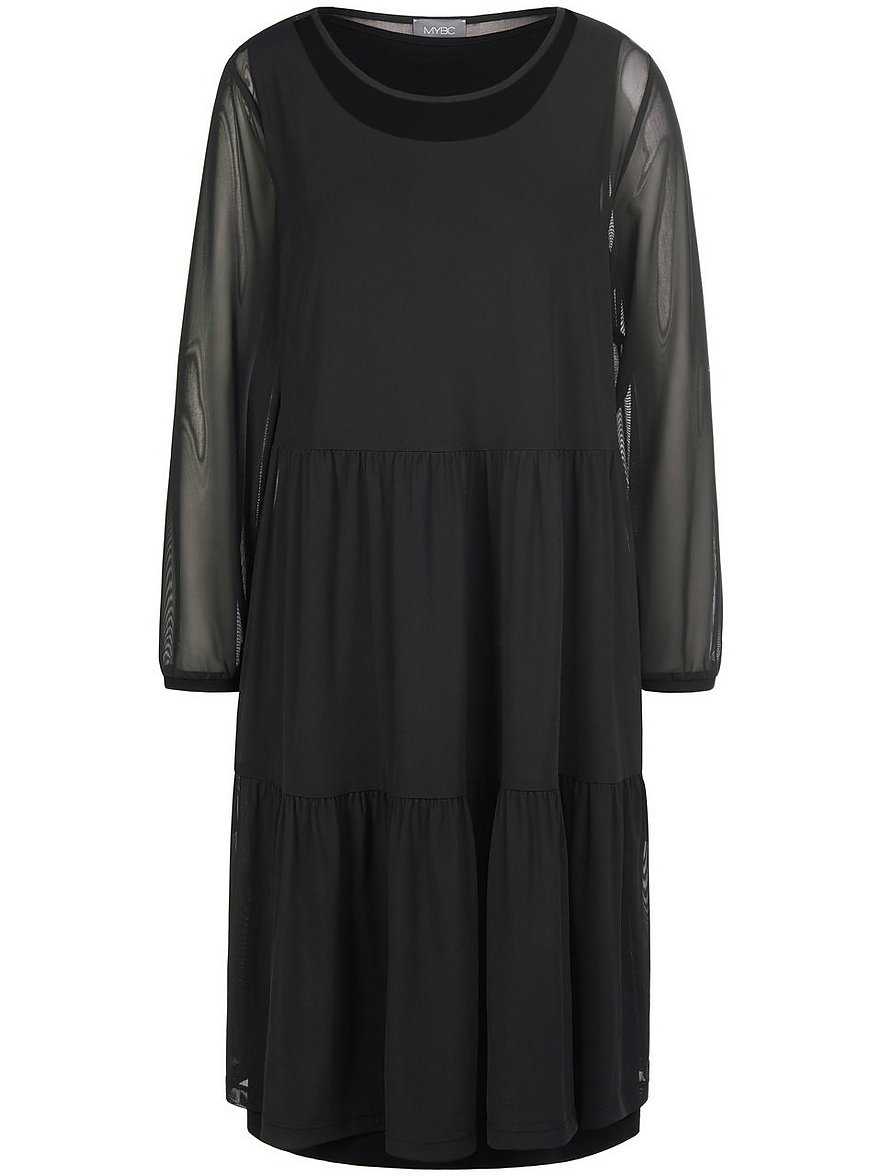 Mesh-Kleid MYBC schwarz Größe: 48