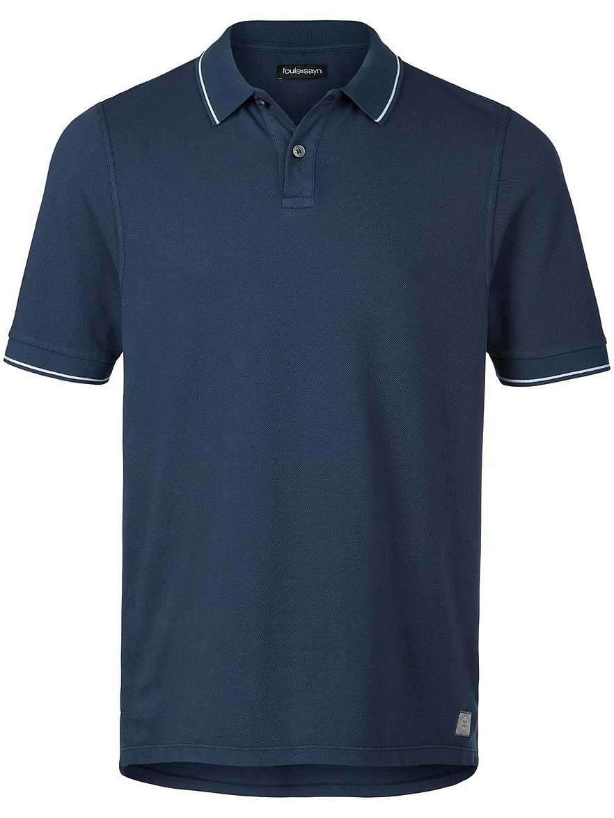 Piqué-Polo-Shirt 1/2-Arm Louis Sayn blau Größe: 52