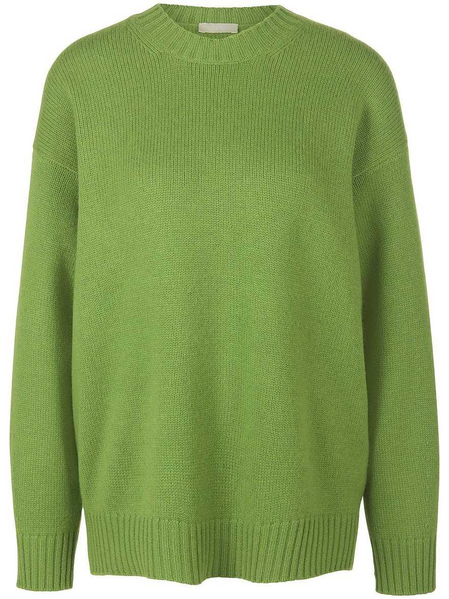 Rundhals-Pullover include grün