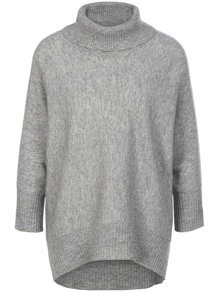 Rollkragen-Pullover aus Schurwolle und Kaschmir include grau Größe: 38/40